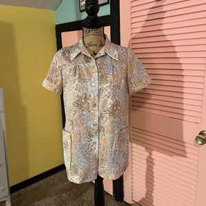 Vintage 1970s button up blouse